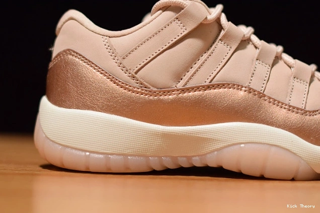 Kick Theory Air Low 11 GS Jordan Rose AH7860-105 Gold 0805